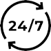 LASTS FOR <br> HOURS